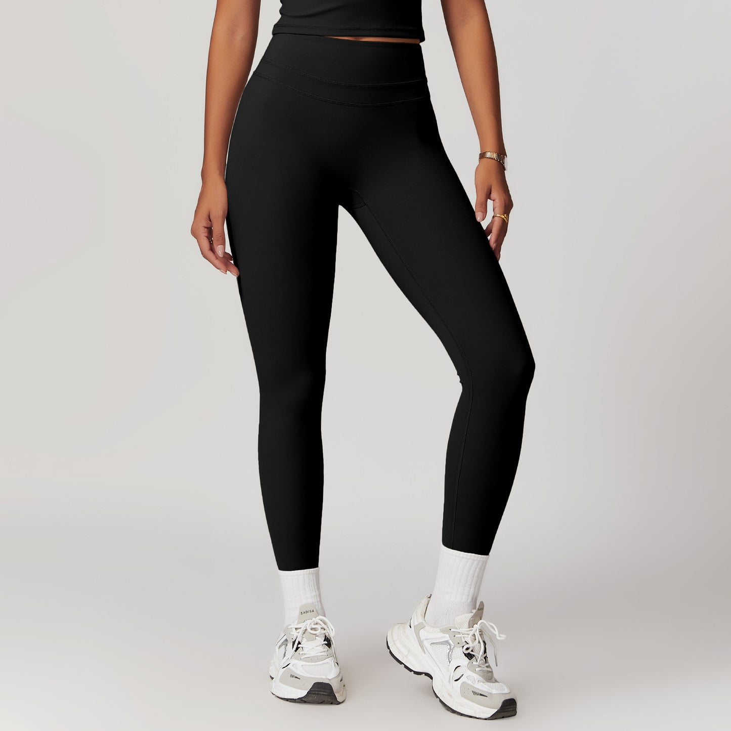 Ponçage serré taille haute legging de Yoga ventre contractant hanche soulever pantalon de Fitness